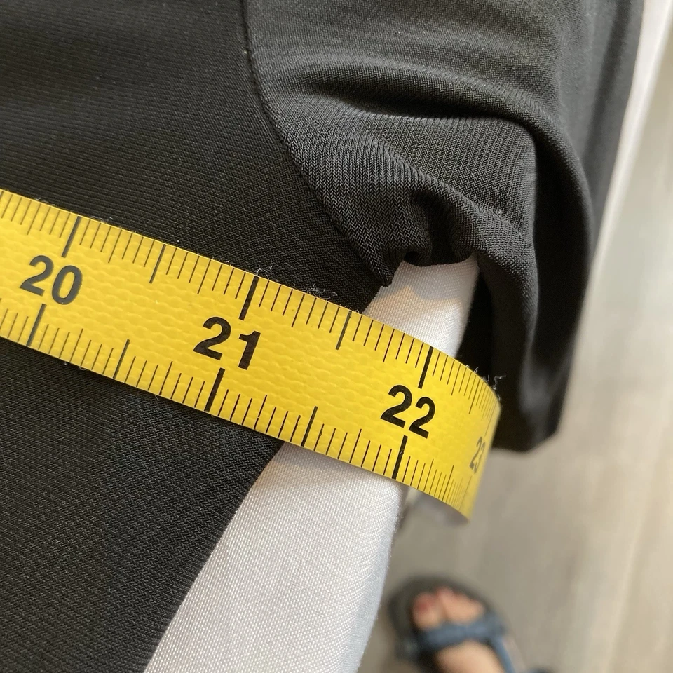 Top túnica manga larga cuello redondo negro Last Tango para mujer talla L minimalista Foto 4 de 4