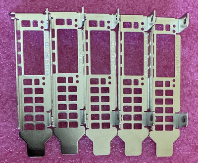 5xNew NVIDIA Short Bracket For 1 Port MCX75310AAS HEAT NEAT 200/400G Adapter NIC