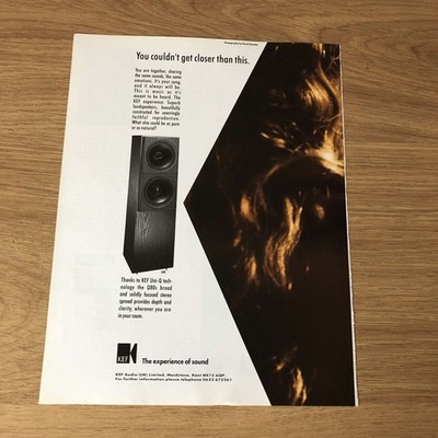 GRAM203 MAGAZINE ADVERT 11X8 KEF Q80 LOUDSPEAKERS