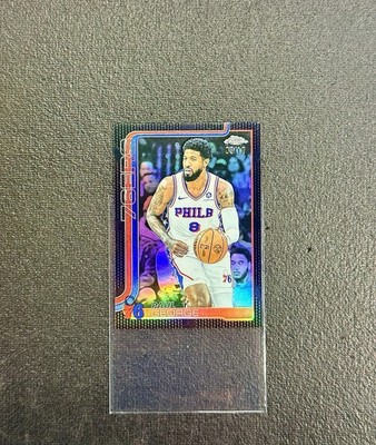 2025-26 Topps Chrome Paul George Black Refractor /10 