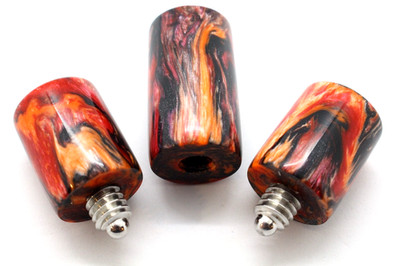 Alumilite Resin Pool Cue Joint Protector 3/8 x 14 Pin Handmade Cuetec