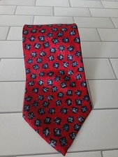Wemlon by Wembley Vintage Blue And Red Mens Necktie Neck Tie KK