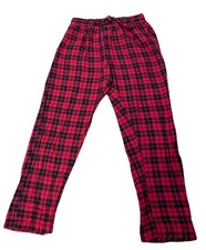 Pajama Pants CYZ Flannel 100 Cotton Plaid Red Black M Man