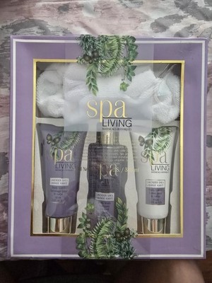 Spa Living Botanicals Bath Collection Set- Lavender