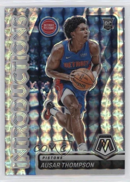 2023-24 Panini Mosaic Introductions Prizm Ausar Thompson #12 Rookie RC 11qd