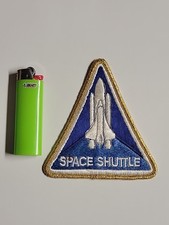 Vintage Embroidered Sew On Patch SPACE SHUTTLE NASA