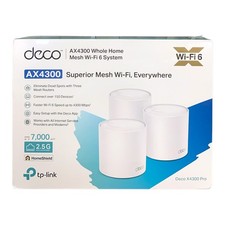 TP-Link Deco AX4300 Whole Home Mesh Wi-Fi 6 System, Deco X4300 Pro, 3-pack