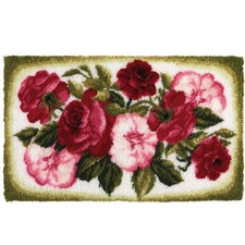 Herrschners  Chintz Rose Array Latch Hook Kit