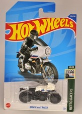 Hot Wheels 2022 White BMW R nineT RACER 153, HW Retro Racers 10/10