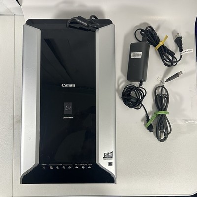 Canon CanoScan 8800F Flatbed Scanner w/ AC Adapter & Driver Instructions