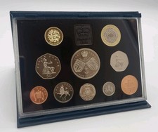 🇬🇧 1997 UK Royal Mint Proof Coin Set COA Case £5 £2 £1 50p 20p 10p 5p 2p 1p #1