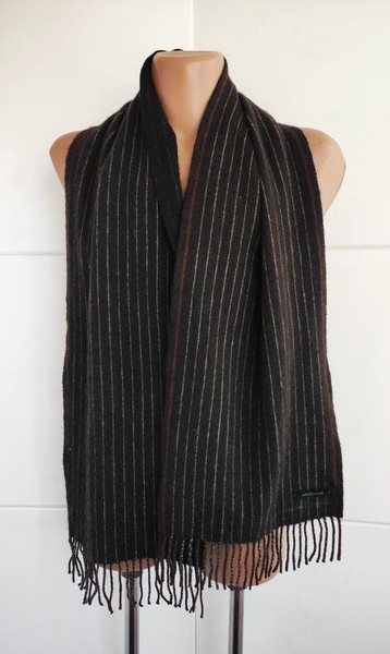 Men Jasper Conran Scarf Brown Wool One size