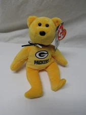 Green Bay Packers Ty Beanie Baby with Tags 2015 plush bean NFL official