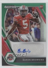 2021 Panini Prizm Draft Picks Green Baron Browning #DPA-BAR Auto 00jz