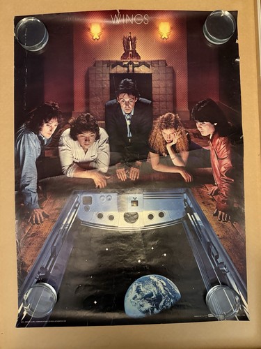 RARE PAUL MCCARTNEY & WINGS BACK TO THE EGG 1979 VINTAGE ORIG MUSIC PROMO POSTER