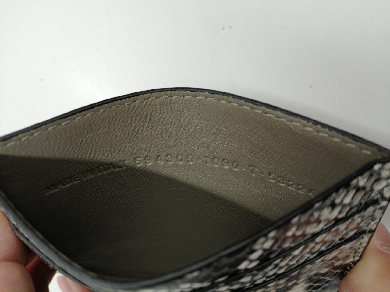 Card Case Model Python Snake Pattern BALENCIAGA - image 5