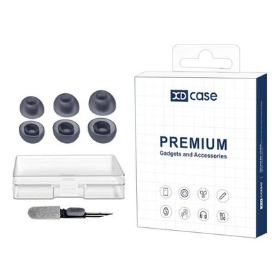 For JBL Live Pro 2 XDcase 3 Pairs Silicone Ear Tips S / M / L