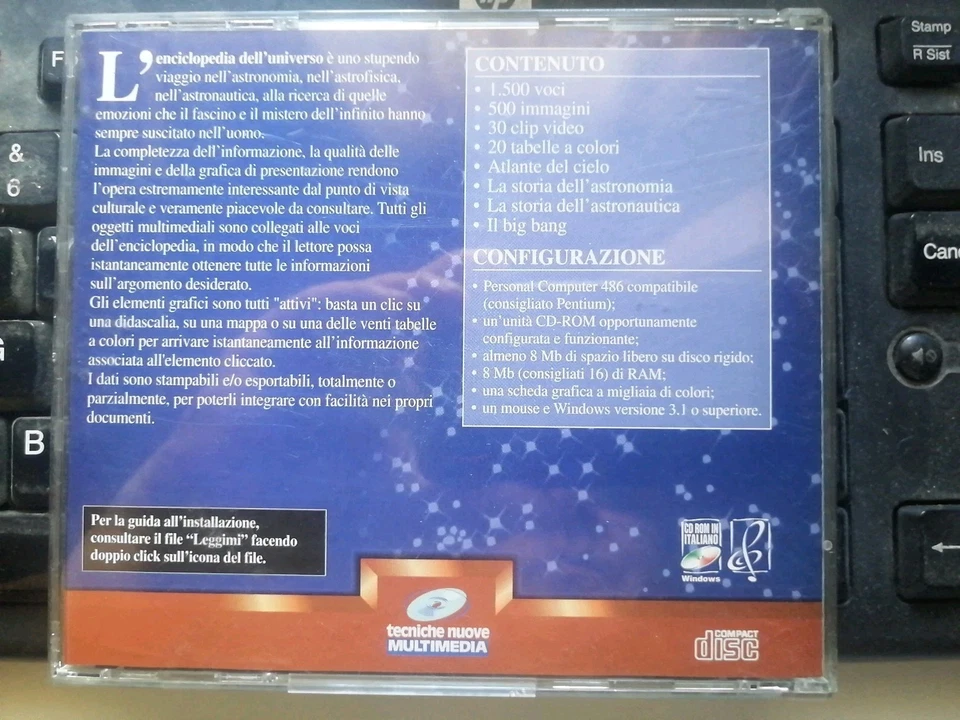 Enciclopedia Dell'universo CD Rom Multimedia - Image 2 of 3