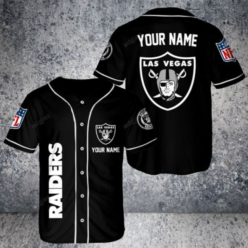 raider custom Baseball Jersey - best Gift 3d HOT father day, gift valentine