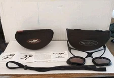 Wiley X SG 1 Black Frames With Cases Strap and Instructions Included
