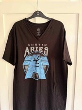 WWE NXT Austin Aries Size Large T-Shirt Ambition And Vision Black Authentic