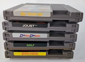 All Original Nintendo NES Console Bundle 5 Great Titles **READ DESCRIPTION**