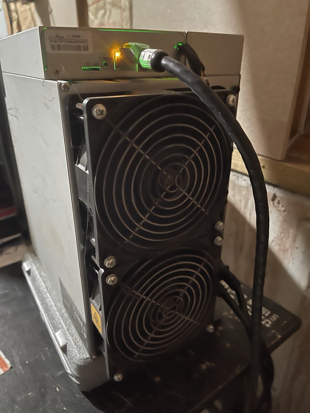 Bitmain Antminer L7 6033MH/s Scrypt Miner DOGE/LTC ONLY 2 BLADES WORK!