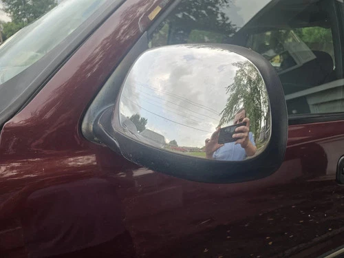 1999-2003 Chevy Silverado Sierra LH Left Driver Side Chrome Power Door Mirror OE