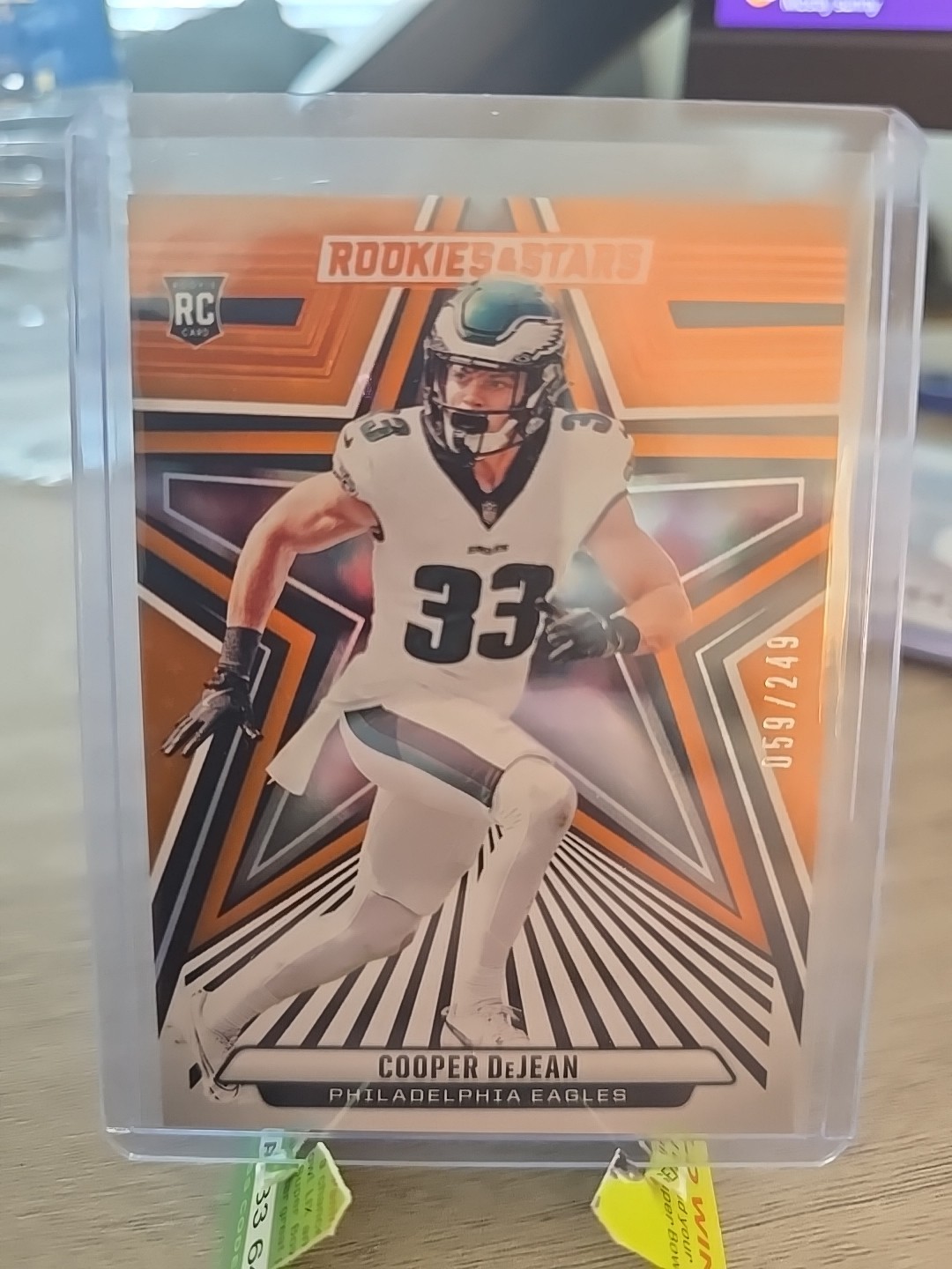 2024 Panini Rookies & Stars - Rookies Cooper DeJean #121 Orange /249 (RC)