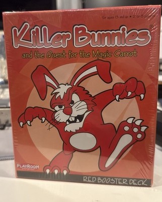 Killer Bunnies and the Quest for the Magic Carrot Red Booster Deck New!