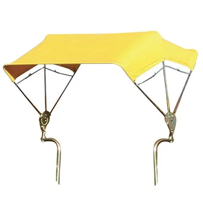 #ad 3 Bow Tractor Canopy with Frame Axle Mount 48quot; Yellow $250.00