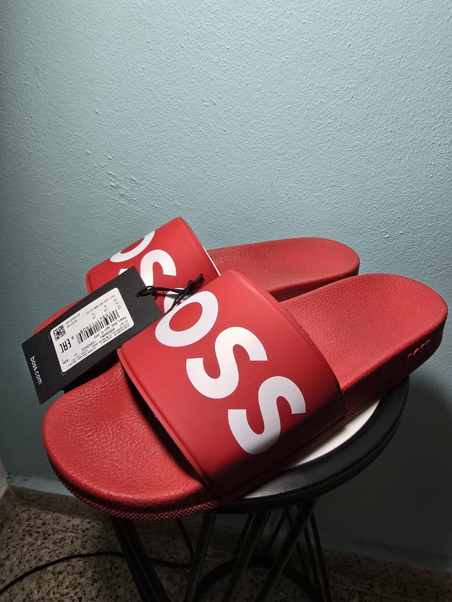 Shoes Hugo Boss Flip Flops Mens Top Cheap Hugo Boss Sliders Top Sale