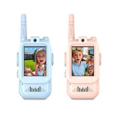 Video Walkie Talkies for , 2 Pack Rechargeable Walkie Talkies, Screen Display...