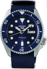Seiko 5 Automatic Day+Date Glass Back Natoband 42mm Blue Men's Watch SRPD51K2