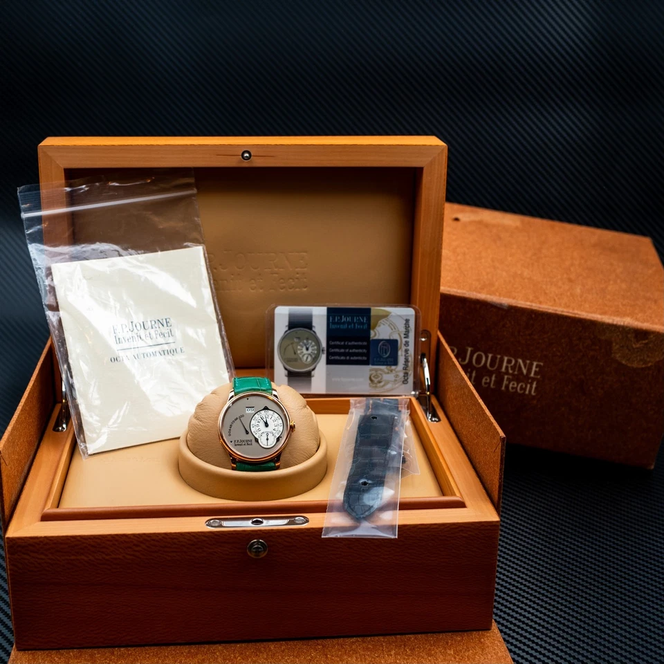 2011 F.P. Journe Octa Reserve de Marche 38mm - Ouro Rosa - Mostrador Cinza - CONJUNTO COMPLETO - Imagem 4 de 4