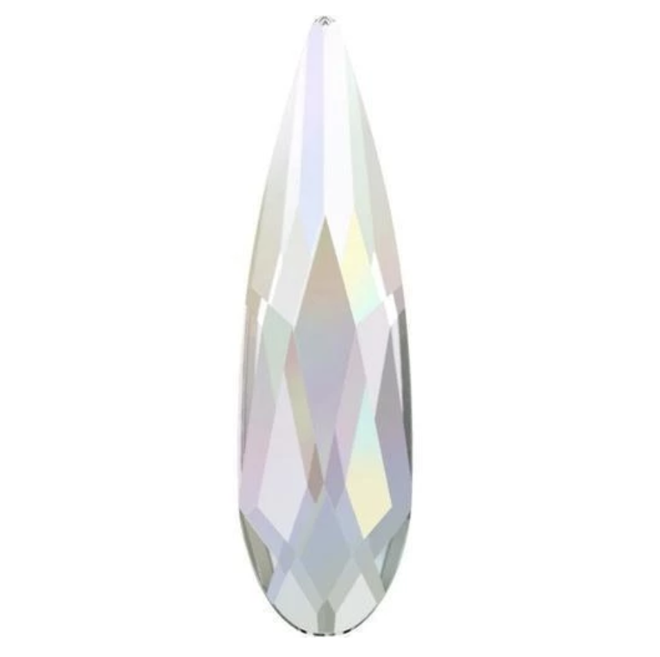 Swarovski® Crystal Raindrop Flat Back 2304 AB Pack of 180