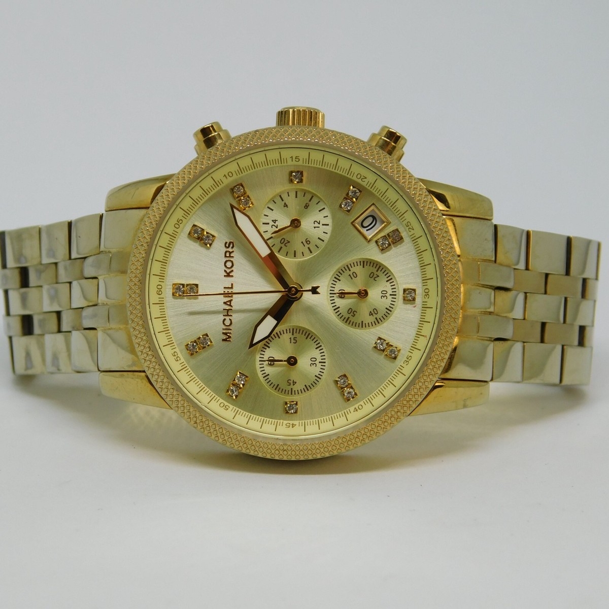 Michael Kors MK-5676 All Stainless Steel Quartz Women display picture 1