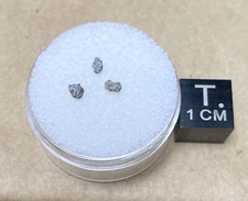 Cranfield, Mississippi Meteorite 52mg of crumbs by Meteorite Men Steve