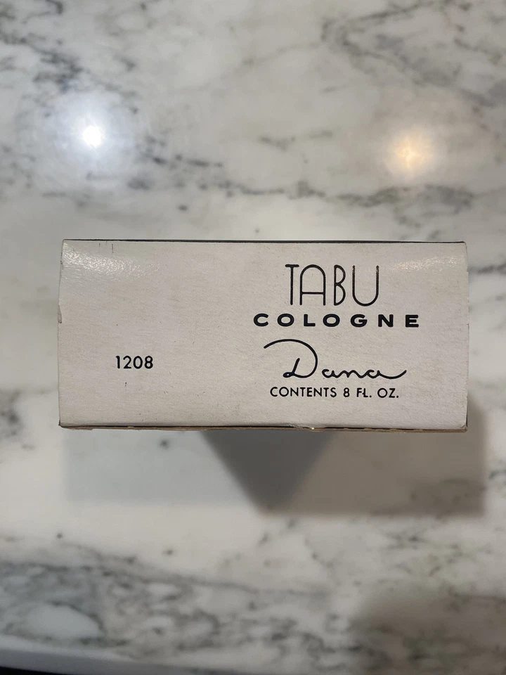 Colônia Splash Vintage TABU by Dana 8 oz NOS Selada - Imagem 4 de 4