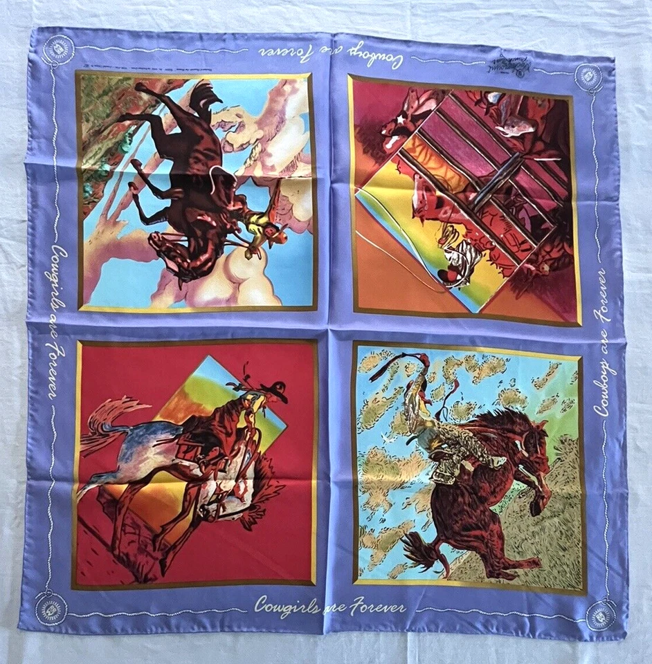 Tru West Rockmount Ranchwear Handmade 34" Silk Scarf, Limited Edition #157