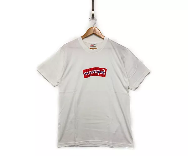 SUPREME × COMME des GARCONS SHIRT Box Logo Tee Short sleeve T-shirt sizeL  25733