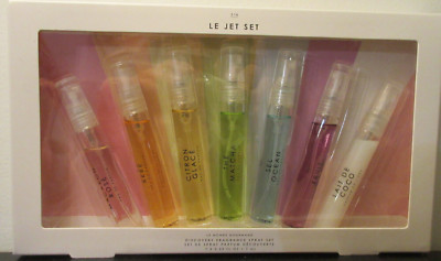 Le Monde Gourmand Le Jet Set Fragrance Discovery Spray 7 Pc Set 0.23 oz each