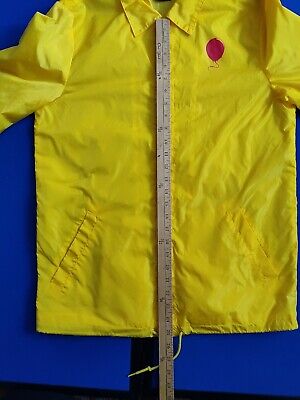 IT Chapter Two Pennywise Yellow Windbreaker Jacket- HOT TOPIC size XS