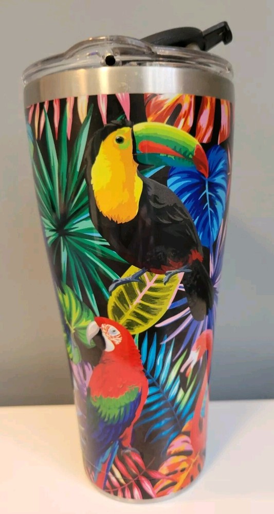 Tumbler in great condition.  Stainless Steal . Insulated . Hot or Cold . Pretty.