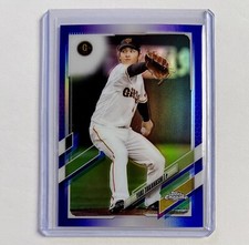Yuki Takahashi 2021 Topps Chrome NPB Purple Refractor Numbered /299 Giants