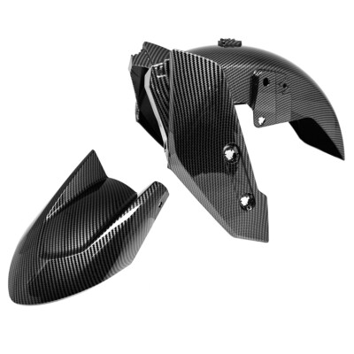 Carbon Fiber Front Tire Fender Hugger Set For YAMAHA TMAX T-MAX 560 2022-2024