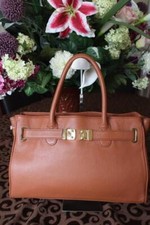 Nwt Onna Ehrlich Cowhide Leather Maya Tote Bag Purse