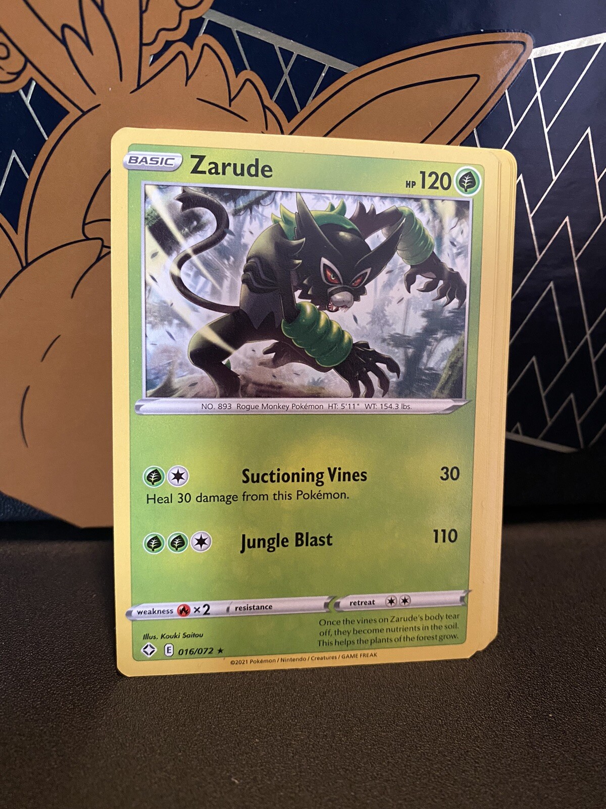 Pokemon TCG Shining Fates(Playset Discount When You Buy More)Zarude 16/72