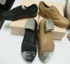 Bloch S0388 Tap-Flex Girls Ladies Black or Tan lace up Tap Shoes Oxford style