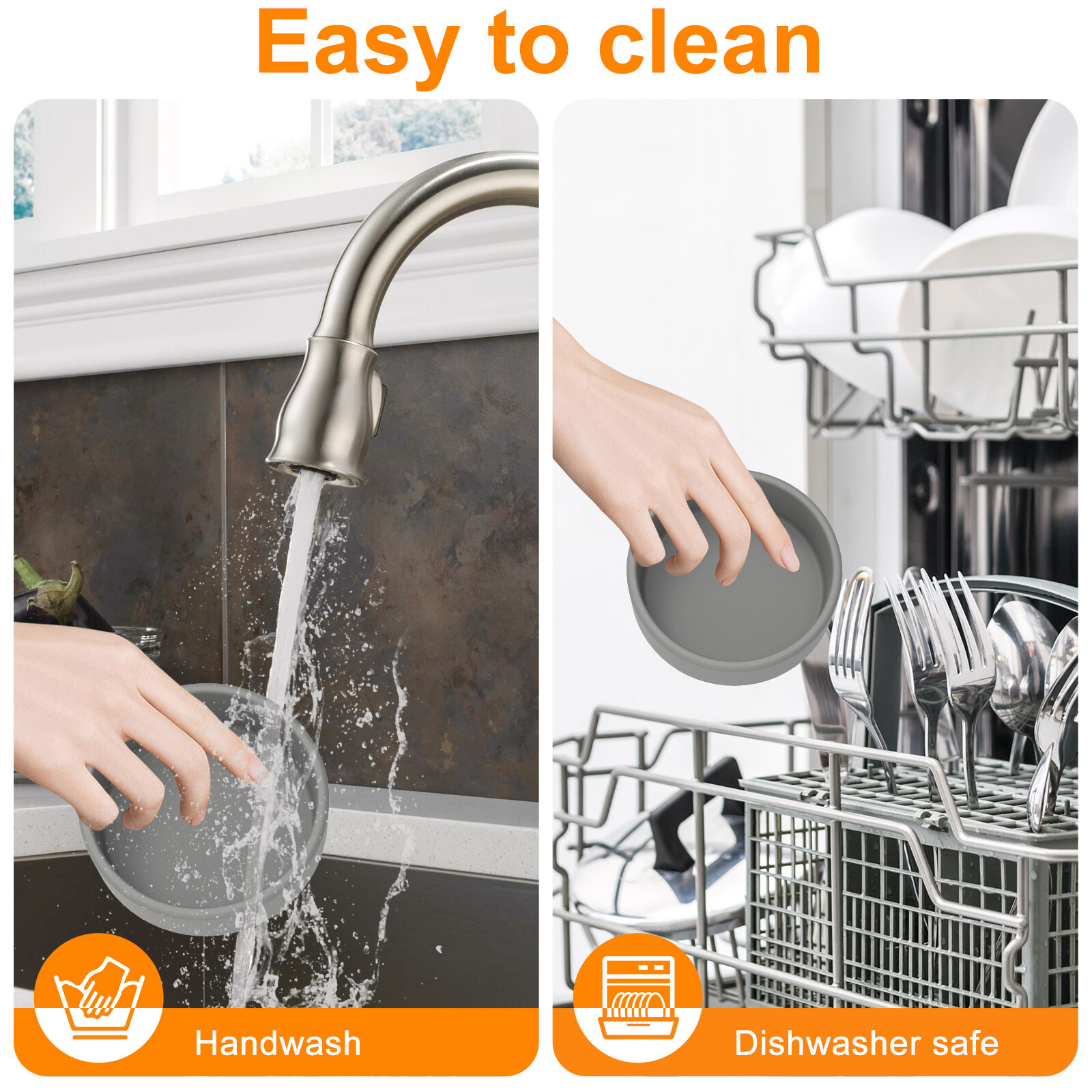 3Pcs Air Fryer Egg Mold Silicone Egg Poacher Cups Nonstick Egg Boiler